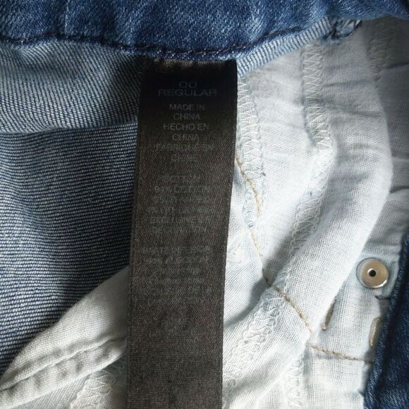 Chico's So Slimming Girlfriend Ankle jeans, distressed, embroidered 2 - Picture 7 of 11